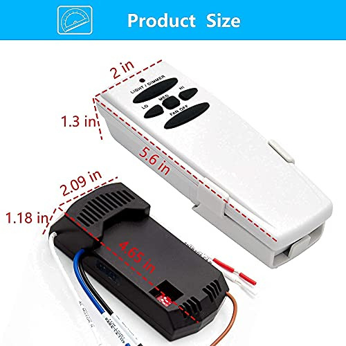 Kit Fan28r/fan-hd Y Paquetes De Control Remoto Fan-hd, Techo