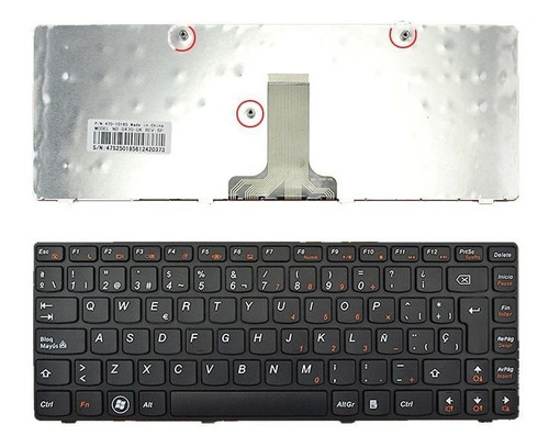 Teclado Español Lenovo G470 G475 B475 B470 - Zona Norte