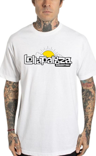 Remera Lollapalooza Argentina  / Exclusivo / Diseño Único