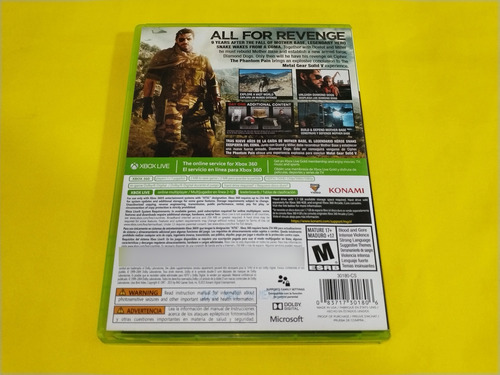 Metal Gear Solid V The Phantom Pain Xbox 360 *completo* (Usado)