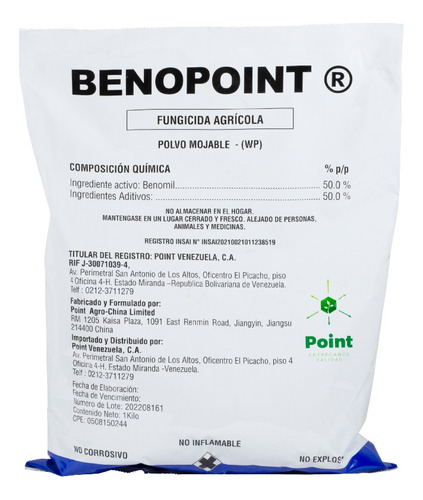 Benopoint Fungicida X 1 Kg Uso Agricola 