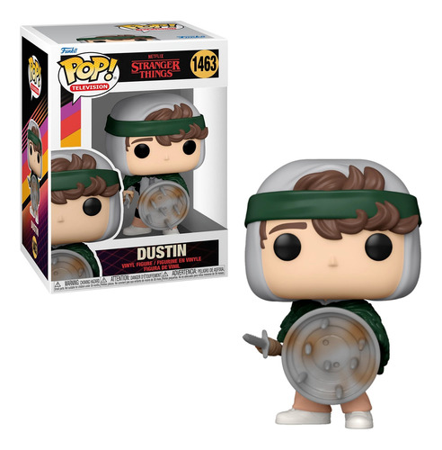 Funko Pop Stranger Things S4 - Dustin With Shield 1463