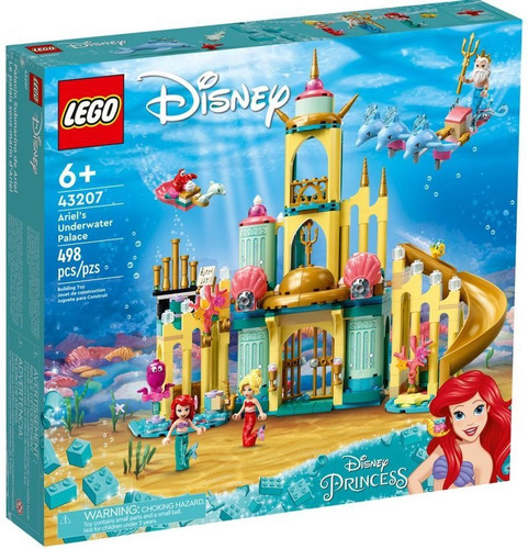 Lego Disney - Palacio Submarino De Ariel - 498 Pcs - 43207