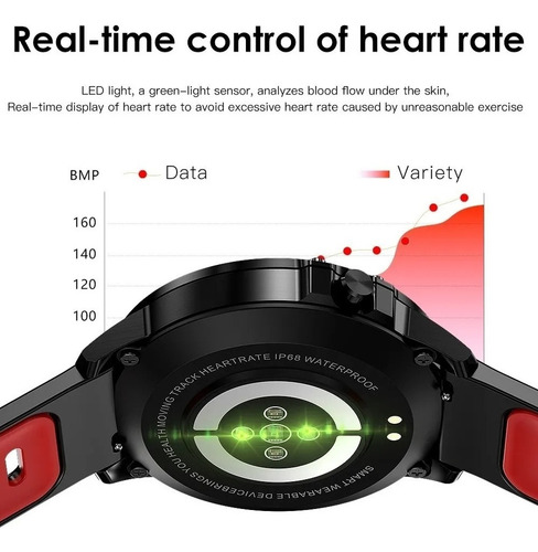 De Reloj Inteligent Hombre Reloj Inteligente Fulltouch Redondo