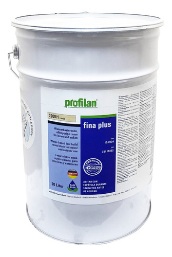 Profilan Fina Plus Caoba 20l Pintura Para Madera