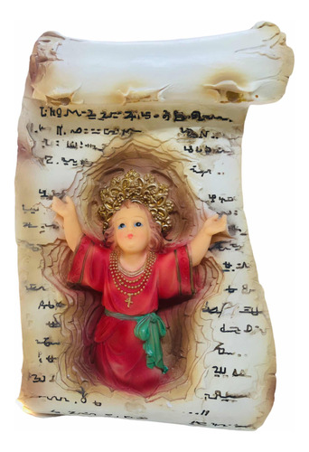 Niño Jesús Con Luz 20cm En Porcelana Italiana
