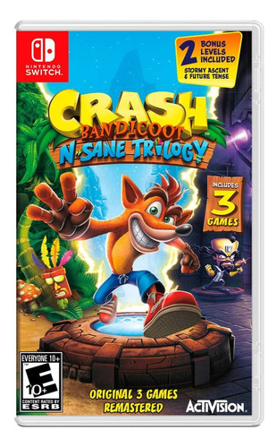 Crash Bandicoot Nsane Trilogy Switch Físico