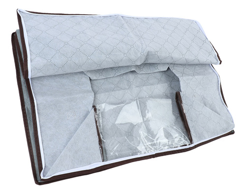 Funda De Tela Gris Para Colcha No Tejida A Prueba De Polvo,