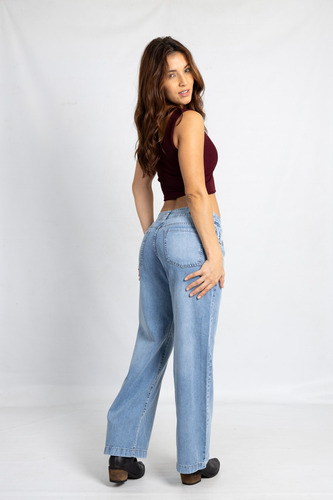 Pantalon Oxido Low-rise Jeans Tiro Bajo Diseño Dp