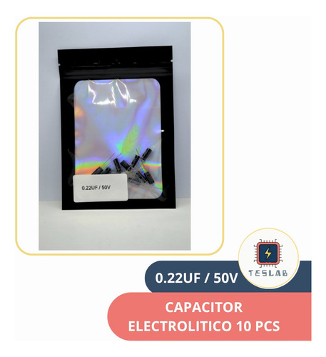 Capacitor Electrolítico 0.22uf 50v 10 Piezas