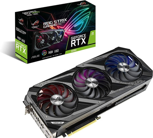 Asus Rog Strix Nvidia Geforce Rtx 3090 Gaming Graphics Card-