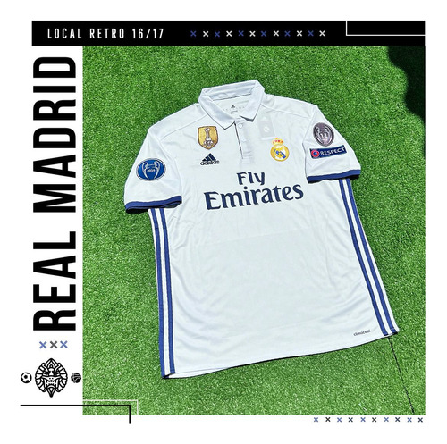 Jersey Real Madrid 2016-2017 Cristiano Ronaldo Champions 