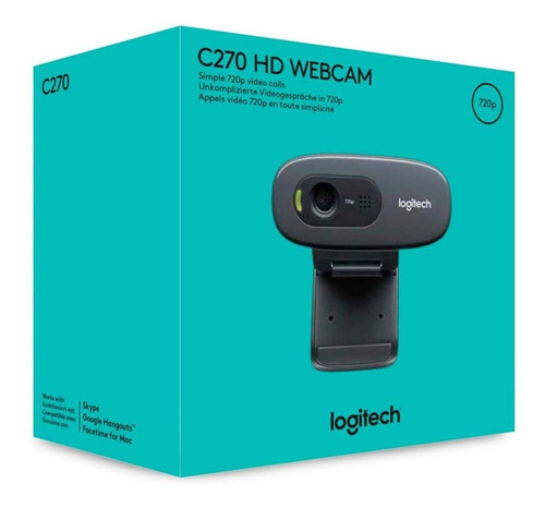 Camara Webcam Logitech C270 Hd 720p Black