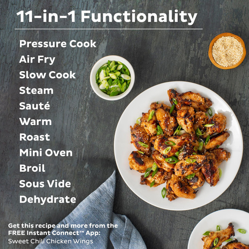 Freidora Y Olla A Presión Eléctrica Instant Pot Duo Crisp