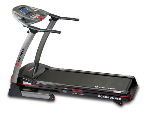 Cinta de correr eléctrica Olmo Roadrunner Fitness 94 220V color  negro y gris