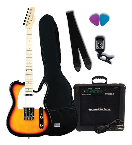 Guitarra Telecaster Strinberg Tc120s Kit Completo Promoção!