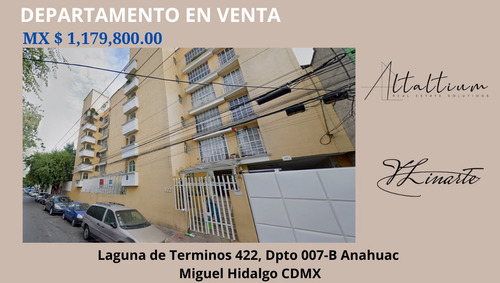 Departamento En Venta En La Anahuac Miguel Hidalgo Cdmx I Vl11-za-078