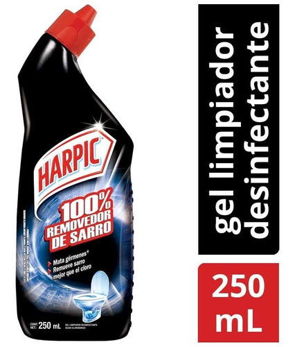  Limpiador Para Inodoros Harpic Max Power 10x 250 Ml