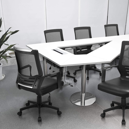 Yaheetech Silla De Computadora Acolchada De Cuero Con