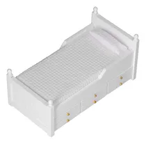 Comprar Cama De Muñecas 1:12 Casa De Muñecas En Miniatura Birch Mini