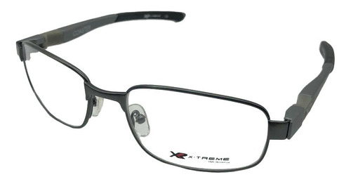 Óculos De Grau X-treme Chumbo Prata E Preto 9294bkpgg