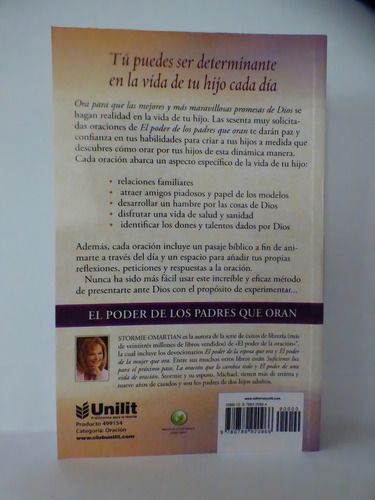 El Poder De Los Padres Que Oran Libro De Oraciones Omartian