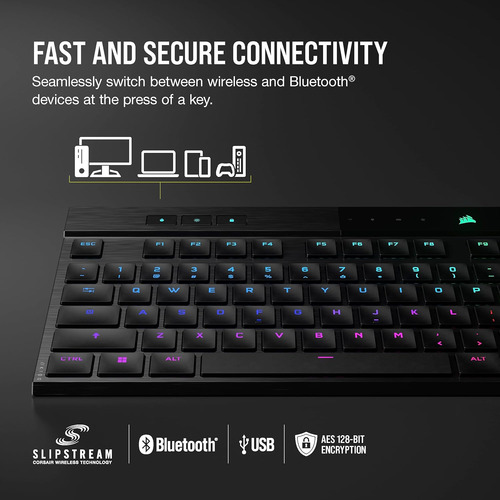 Corsair Teclado Mecánico Inalámbrico Rgb K100 Air
