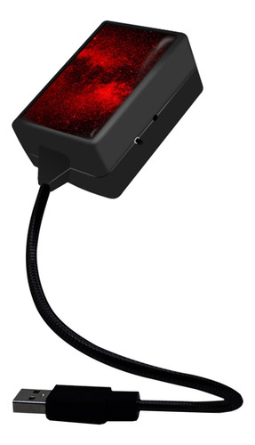 * Proyector De Luz Nocturna Usb: 3 Modos, Cuello Ible Para