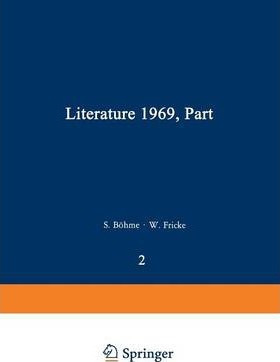 Libro Literature 1969, Part 2 - S. Bohme