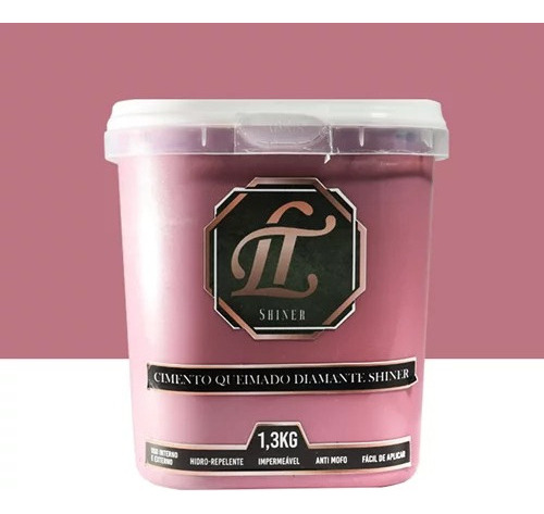 Lt Shiner Efeito Cimento Queimado Parede Laís Tenório 1,3kg