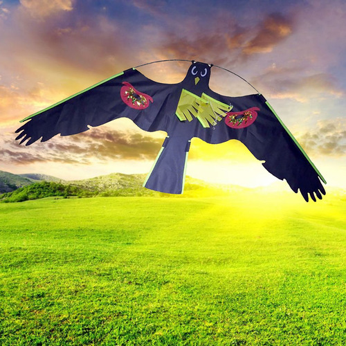 2xlifelike Large Flying Kite Ahuyentador De Pájaros Paloma
