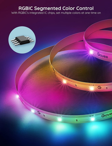 Tiras De Luces Led Govee Smart Rgbic, 10 Metros, Con Wi-fi