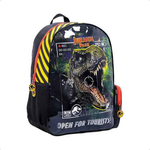 Mochila Jurassic Park Escolar Infantil Original 40x30 Cm