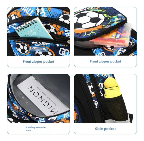Mochila Impermeable Para Niños De Gran Capacidad Mok