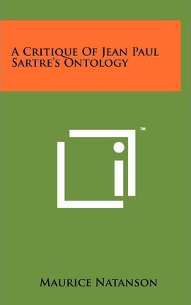 Libro A Critique Of Jean Paul Sartre's Ontology - Maurice...