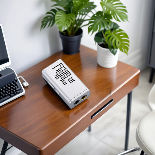 Amplificador / Dac De Fone De Ouvido Moondrop Dawn Pro Prateado 1 W