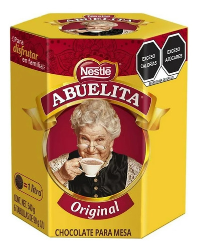Chocolate Nestlé Abuelita Con 6 Tablillas De 90g C/u