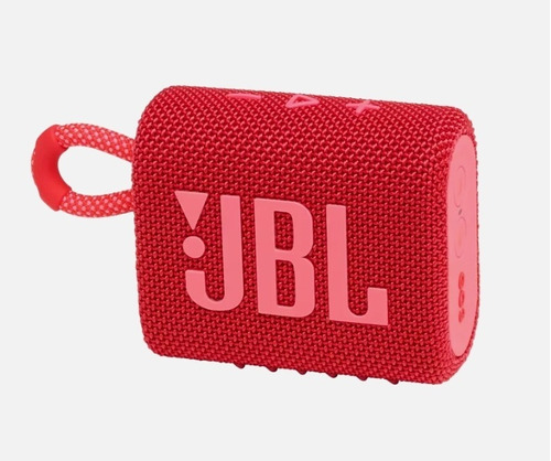 Alto-falante JBL Go 3 portátil com bluetooth waterproof red 