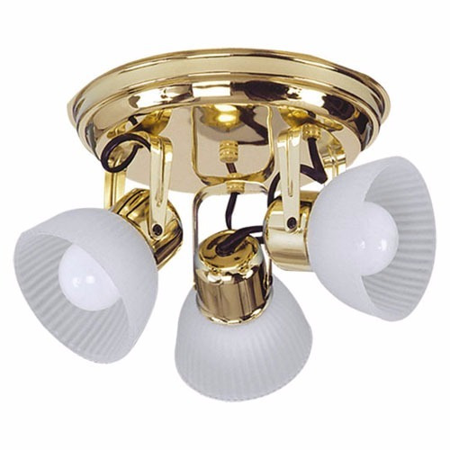 Plato 3 Luces Dorado Fz Movimiento