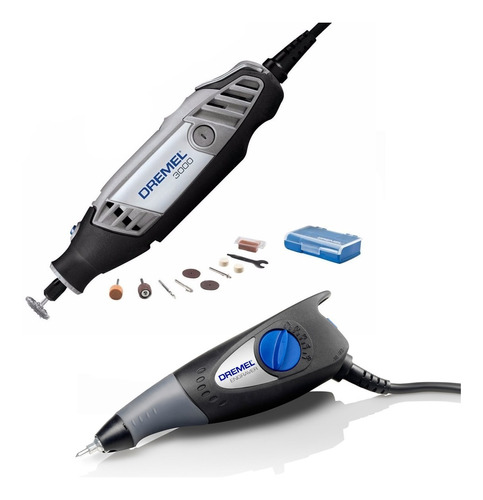 Minitorno Dremel 10 Accesorios + Engraver