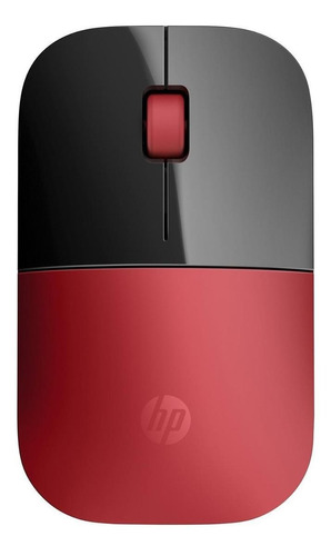 Mouse inalámbrico HP  MOUSE Z3700 rojo