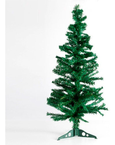 Árbol De Navidad Pino 1.2 M Con Base Plastica Densidad
