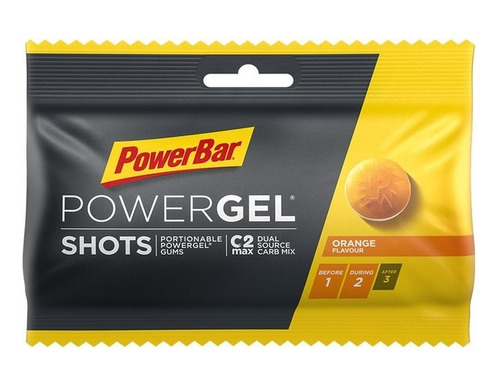 Powerbar Power Gel Shots Energy Gel Gomitas 12u Orange