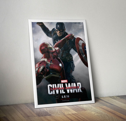 Poster_marvel_civil War_cap Vs Iron 3