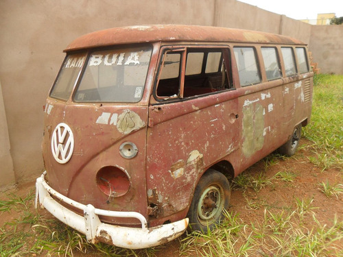 Kombi Vw Van Corujinha 1973 P/ Restaurar - Sem Motor