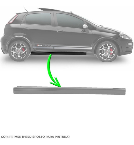 Moldura Spoiler Caixa Ar Direito Fiat Punto Tjet 2015