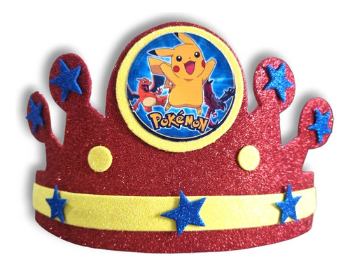 Corona De Cumpleaños Pikachu Pokemon