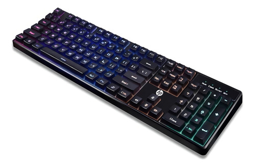 Teclado Gamer Retroiluminado Hp K300 Negro