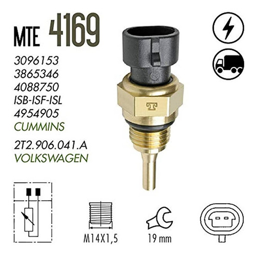 Sensor Temperatura Mte Ram 3500 6.7l 2015 2016 2017 2018