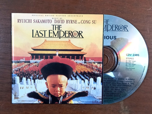 Cd The Last Emperor (1987) Uk Soundtrack R5